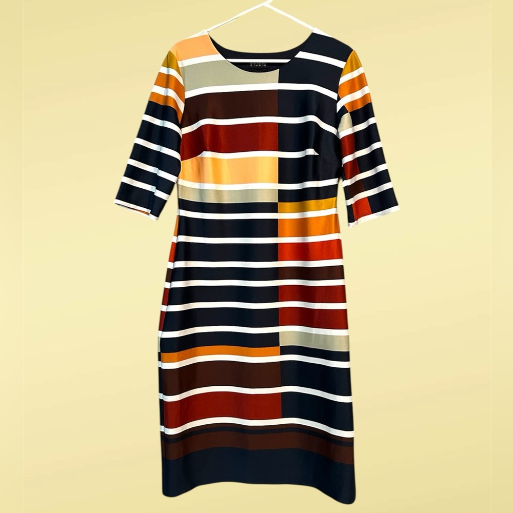 Enfocus Studio Multicolor Midi Dress